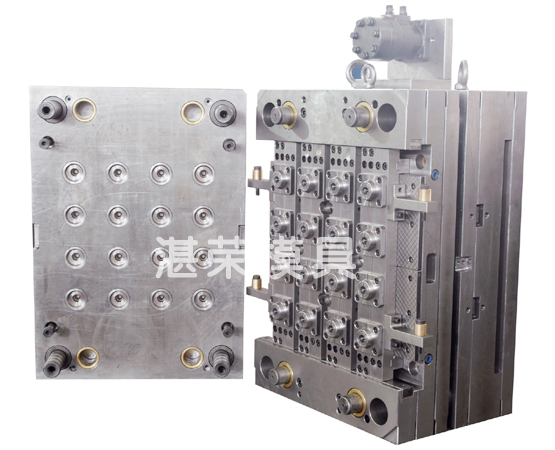 16腔旋转脱模盖模具